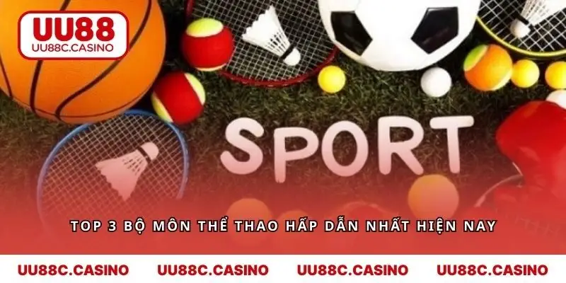 Top 3 bộ môn thể thao hấp dẫn nhất hiện nay